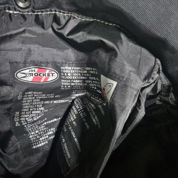 Black Waterproof Motorcycle Pants Ballistic 5.0 - Picture 8 of 9